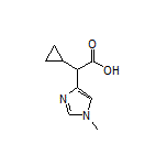 2-Cyclopropyl-2-(1-methyl-4-imidazolyl)acetic Acid