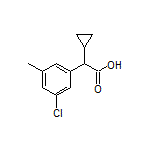 2-(3-Chloro-5-methylphenyl)-2-cyclopropylacetic Acid