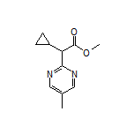 Methyl 2-Cyclopropyl-2-(5-methylpyrimidin-2-yl)acetate