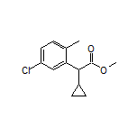 Methyl 2-(5-Chloro-2-methylphenyl)-2-cyclopropylacetate