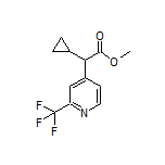 Methyl 2-Cyclopropyl-2-[2-(trifluoromethyl)-4-pyridyl]acetate