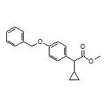 Methyl 2-[4-(Benzyloxy)phenyl]-2-cyclopropylacetate