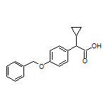 2-[4-(Benzyloxy)phenyl]-2-cyclopropylacetic Acid