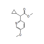 Methyl 2-Cyclopropyl-2-(5-methoxypyridin-2-yl)acetate