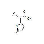 2-Cyclopropyl-2-(1-methyl-3-pyrazolyl)acetic Acid