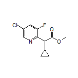 Methyl 2-(5-Chloro-3-fluoropyridin-2-yl)-2-cyclopropylacetate