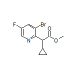 Methyl 2-(3-Bromo-5-fluoropyridin-2-yl)-2-cyclopropylacetate