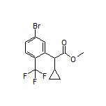 Methyl 2-[5-Bromo-2-(trifluoromethyl)phenyl]-2-cyclopropylacetate