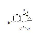 2-[5-Bromo-2-(trifluoromethyl)phenyl]-2-cyclopropylacetic Acid
