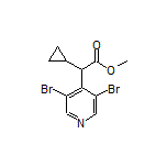 Methyl 2-Cyclopropyl-2-(3,5-dibromopyridin-4-yl)acetate