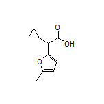 2-Cyclopropyl-2-(5-methylfuran-2-yl)acetic Acid