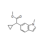 Methyl 2-Cyclopropyl-2-(1-methyl-6-indolyl)acetate