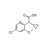 2-(5-Chloro-3-methoxypyridin-2-yl)-2-cyclopropylacetic Acid