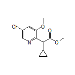 Methyl 2-(5-Chloro-3-methoxypyridin-2-yl)-2-cyclopropylacetate