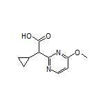 2-Cyclopropyl-2-(4-methoxypyrimidin-2-yl)acetic Acid