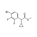 Methyl 2-(4-Bromo-2,3-difluorophenyl)-2-cyclopropylacetate