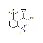 2-[2,6-Bis(trifluoromethyl)phenyl]-2-cyclopropylacetic Acid