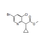 Methyl 2-(5-Bromo-3-chloropyridin-2-yl)-2-cyclopropylacetate