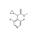 Methyl 2-Cyclopropyl-2-(3,5-difluoropyridin-4-yl)acetate