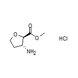 Methyl (2R,3R)-3-Aminotetrahydrofuran-2-carboxylate Hydrochloride