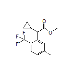 Methyl 2-Cyclopropyl-2-[5-methyl-2-(trifluoromethyl)phenyl]acetate