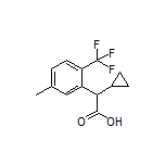 2-Cyclopropyl-2-[5-methyl-2-(trifluoromethyl)phenyl]acetic Acid