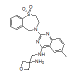 4-[4-[[(3-Aminooxetan-3-yl)methyl]amino]-6-methylquinazolin-2-yl]-2,3,4,5-tetrahydrobenzo[f][1,4]thiazepine 1,1-Dioxide