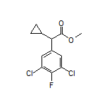 Methyl 2-Cyclopropyl-2-(3,5-dichloro-4-fluorophenyl)acetate