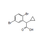 2-Cyclopropyl-2-(2,5-dibromophenyl)acetic Acid