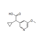 2-Cyclopropyl-2-(5-methoxypyridin-3-yl)acetic Acid