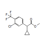 Methyl 2-[3-Chloro-4-(trifluoromethyl)phenyl]-2-cyclopropylacetate
