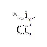 Methyl 2-Cyclopropyl-2-(3-fluoro-2-iodophenyl)acetate