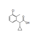 2-(3-Chloro-2-methylphenyl)-2-cyclopropylacetic Acid