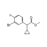 Methyl 2-(3-Bromo-4-iodophenyl)-2-cyclopropylacetate