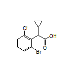 2-(2-Bromo-6-chlorophenyl)-2-cyclopropylacetic Acid