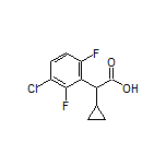 2-(3-Chloro-2,6-difluorophenyl)-2-cyclopropylacetic Acid