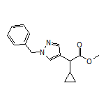 Methyl 2-(1-Benzyl-4-pyrazolyl)-2-cyclopropylacetate