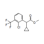 Methyl 2-[2-Chloro-3-(trifluoromethyl)phenyl]-2-cyclopropylacetate