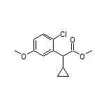 Methyl 2-(2-Chloro-5-methoxyphenyl)-2-cyclopropylacetate