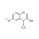 2-(2-Chloro-5-methoxyphenyl)-2-cyclopropylacetic Acid