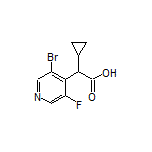 2-(3-Bromo-5-fluoropyridin-4-yl)-2-cyclopropylacetic Acid