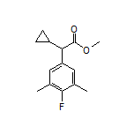 Methyl 2-Cyclopropyl-2-(4-fluoro-3,5-dimethylphenyl)acetate