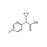 2-Cyclopropyl-2-(5-iodopyridin-2-yl)acetic Acid