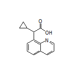 2-Cyclopropyl-2-(8-quinolyl)acetic Acid