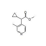 Methyl 2-Cyclopropyl-2-(3-methylpyridin-4-yl)acetate