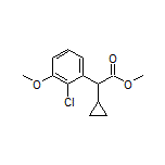 Methyl 2-(2-Chloro-3-methoxyphenyl)-2-cyclopropylacetate