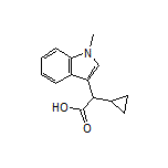 2-Cyclopropyl-2-(1-methyl-3-indolyl)acetic Acid