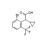 2-[2-Bromo-6-(trifluoromethyl)phenyl]-2-cyclopropylacetic Acid