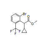 Methyl 2-[2-Bromo-6-(trifluoromethyl)phenyl]-2-cyclopropylacetate