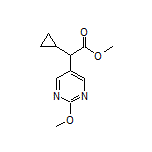 Methyl 2-Cyclopropyl-2-(2-methoxypyrimidin-5-yl)acetate